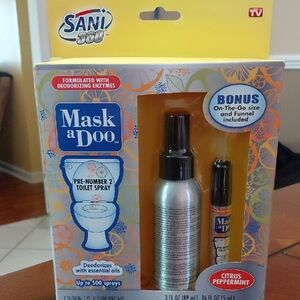 Mask a Doo Citrus Peppermint Toilet Spray Set As Seen In Tv BB2